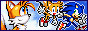 Sonic and Tails button